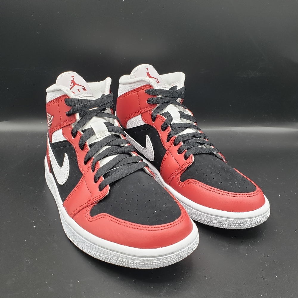 Nike Air Jordan 1 Mid Gym Red Sneakers - Picture 6 of 13